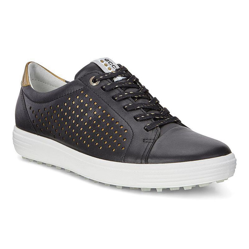 Zapatos De Golf Ecco Womens Golf Casual Hybrid Para Mujer,Negras,154283-GZI